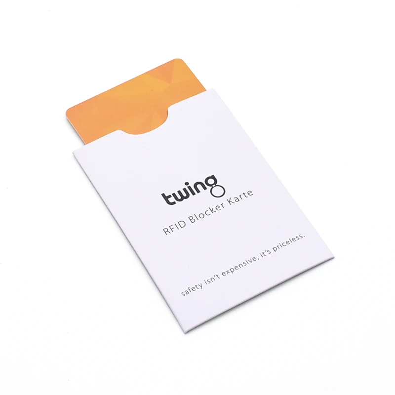 Zuoluo quality hotel key card with custom design hot sale white pvc card Custom key card sleeve