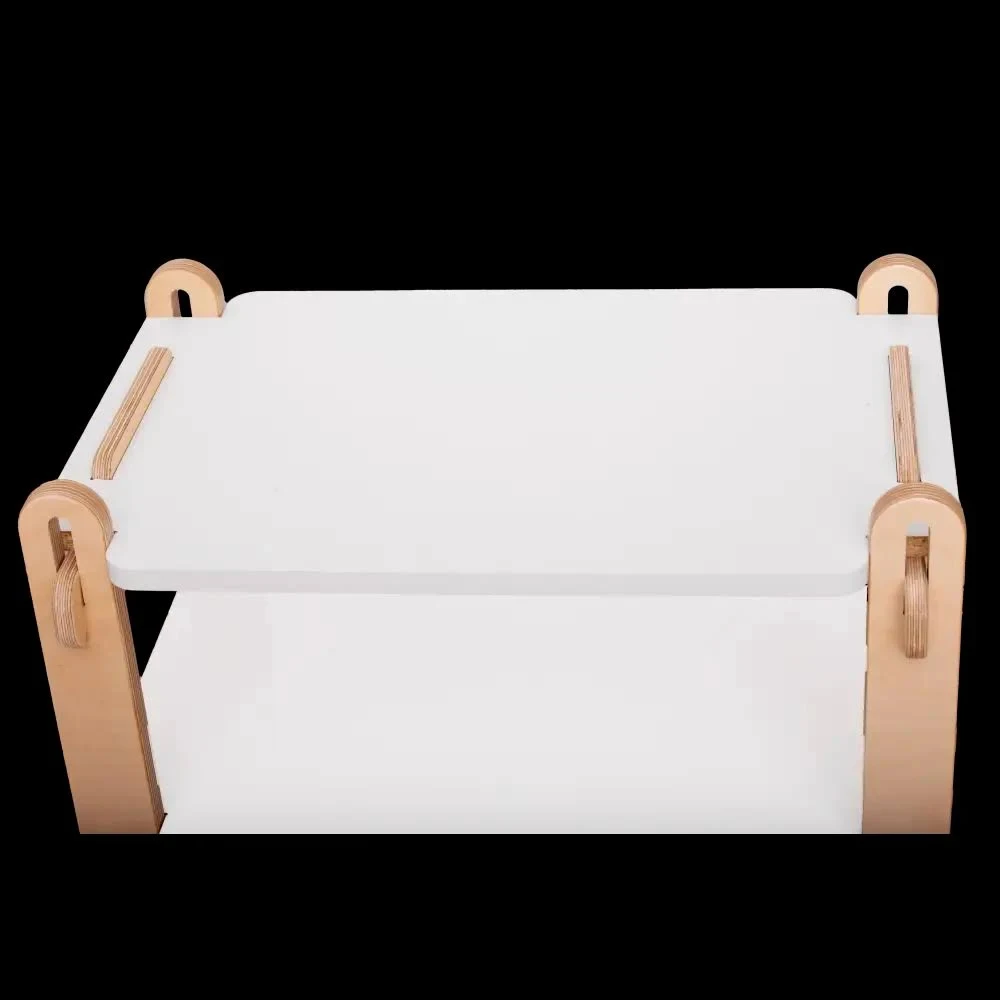 202408 Customization Montessori Children Bookshelf Multi Functional Floor Standing Book Storage Rack Wood Kid Cabinets