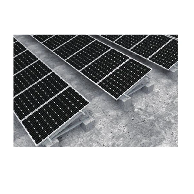 SuperSolar Aluminum structure solar roof triangle mounting rack bracket  for commercial and flat roof