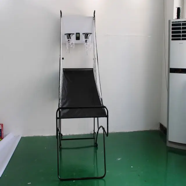 Wholesale price Double track basketball stand electronic counter freestanding adjustable basketball hoop with basketball stand