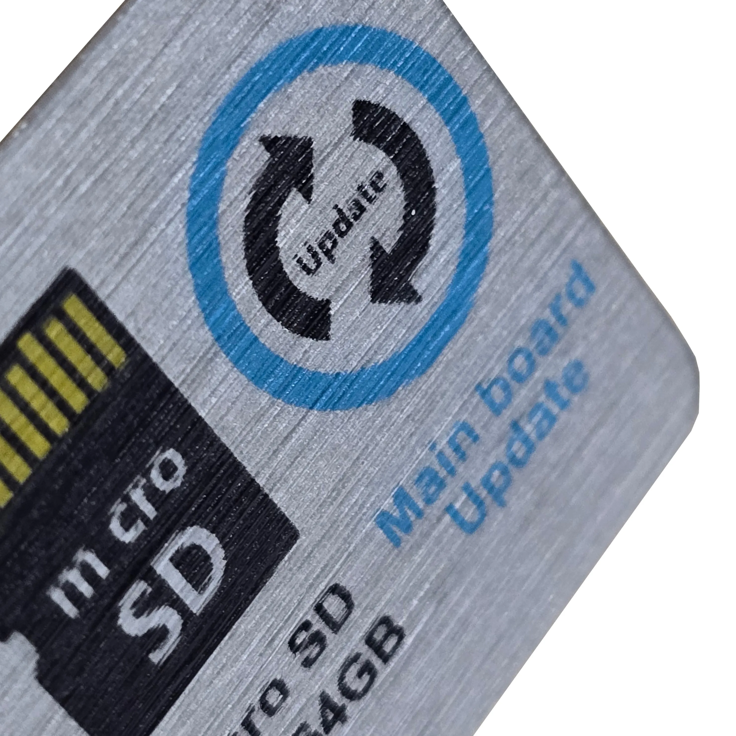 Hard Plastic Square Acrylic Sticker PMMA Brushed Printing SD Cards Products Informations Tag