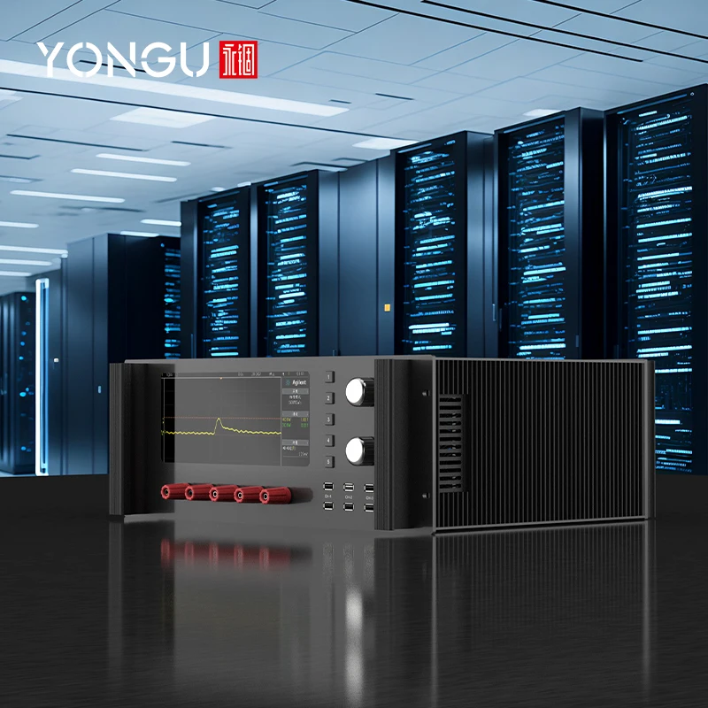 Yonggu Custom 19inch Audio Amplifier Bluetooth Case Sandblast Anodized Aluminum Cabinet Enclosure 4U Server Rack Mount Chassis