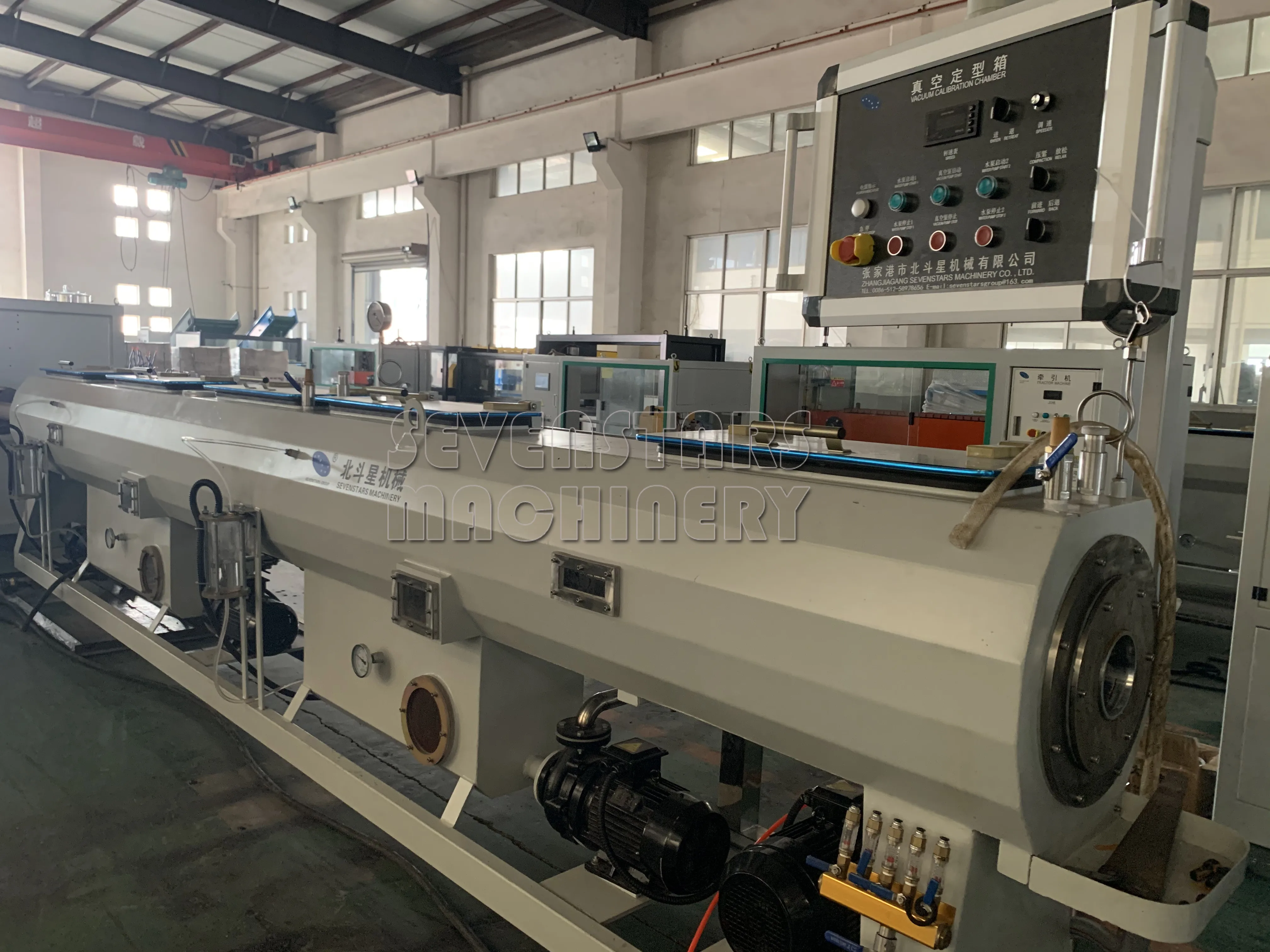 16-110mm pvc electrical pipe making machine with automatic belling machine