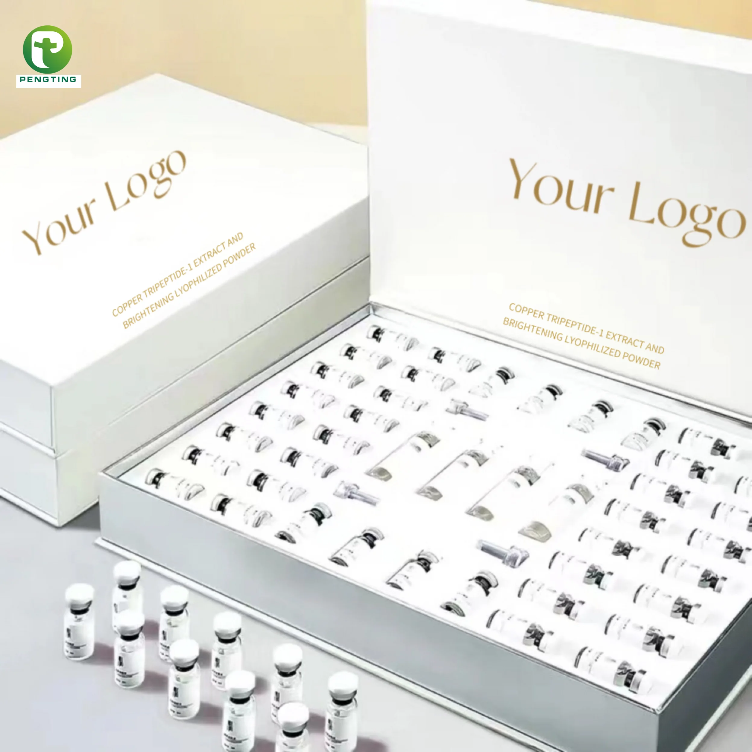 Whitening Anti-aging Rejuvenation Nicotinamide Firming Polypeptide RepairSkincare Lyophilized Freeze-dried Powder Serum faciales