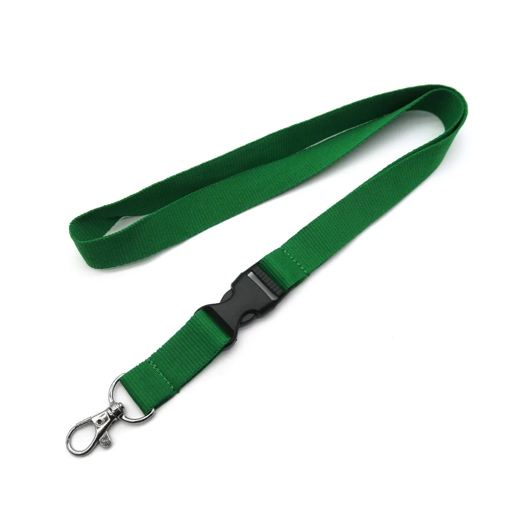 High Quality Neck Custom Polyester Pink Style Lanyards ID Card Keychain