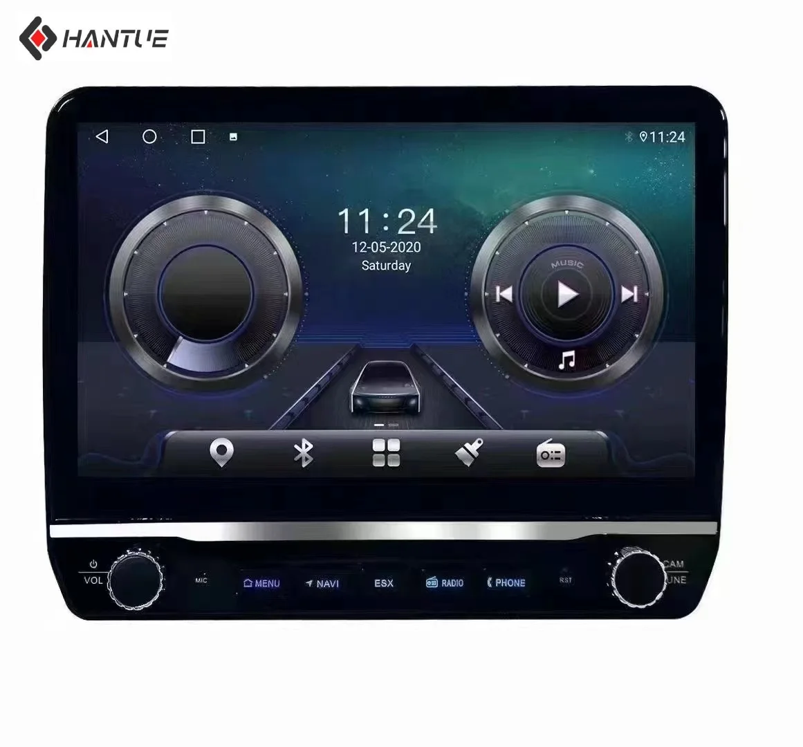 2DIN 10.1inch Android Car Multimedia Player for Universal Car Radio Navigation Car Audio DVD Player with Dual Knobs and Buttons