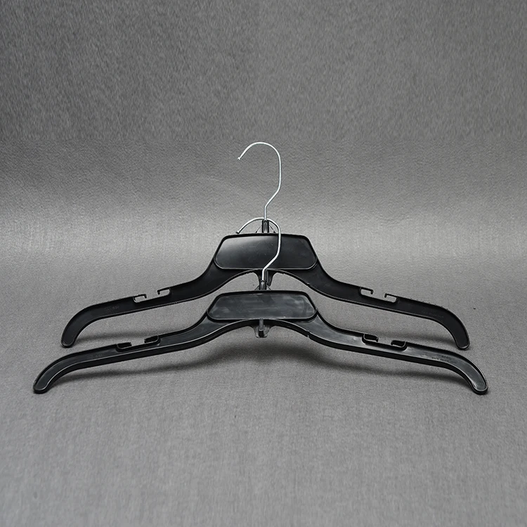 Custom Dress Display Plastic Transparent Clear Coat Hanger For Clothing Store