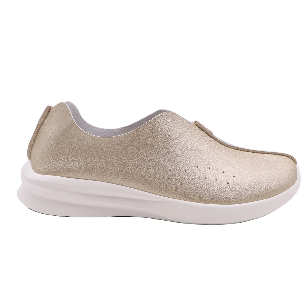Health Care Medical Orthopedic Sneakers Comfort Genuine Soft Leather Walking Arch-support insole for Women Healthy Shoes