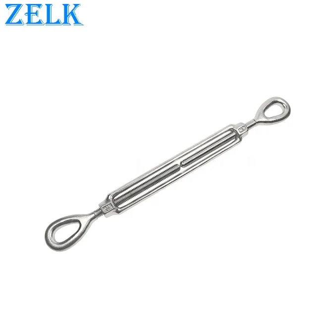 Rigging Screw SUS304 316 Stainless Steel US Type Eye Eye Open Body Turnbuckle