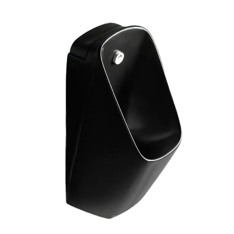 sanitary ware male bathroom ceramic matte black automatic sensor flushing wall mounted urinals