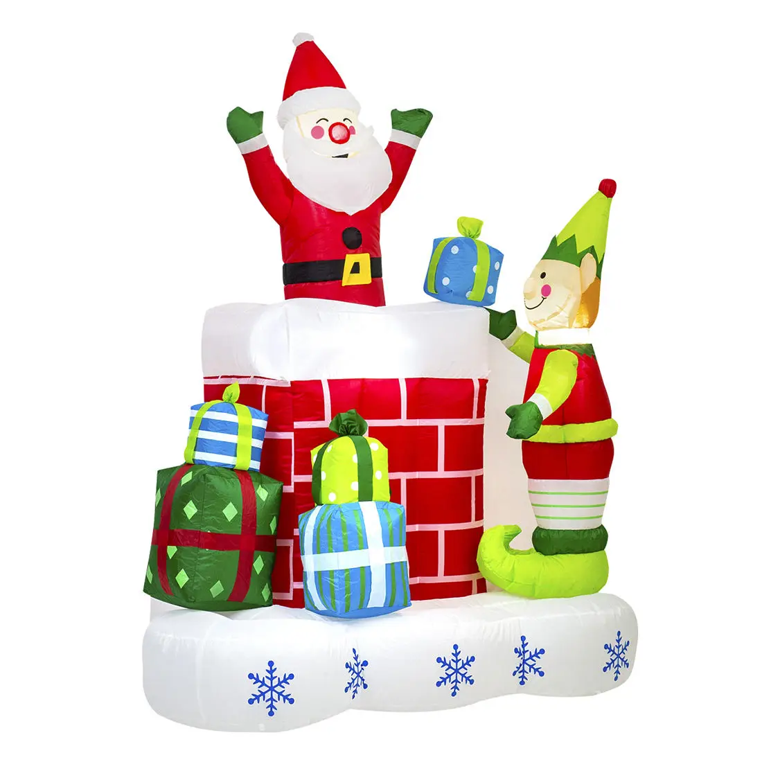 2022 New Glowing lights LED Inflatable castle Christmas Fairy Light For outdoor decorative