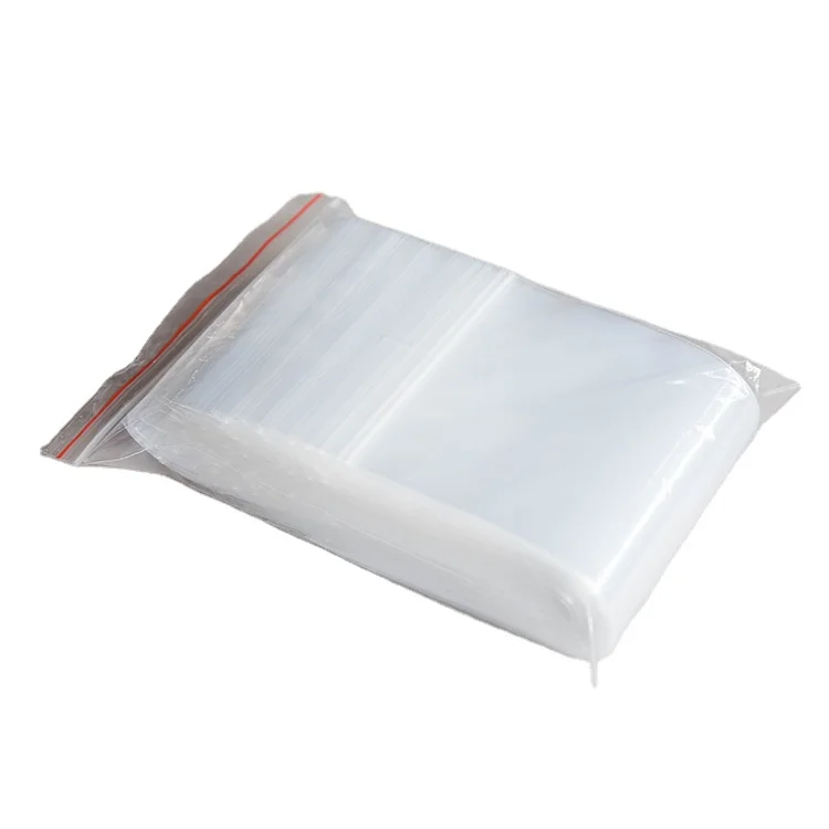 
Food grade self press zipper plastic bags ldpe clear plastic ziplock bags 