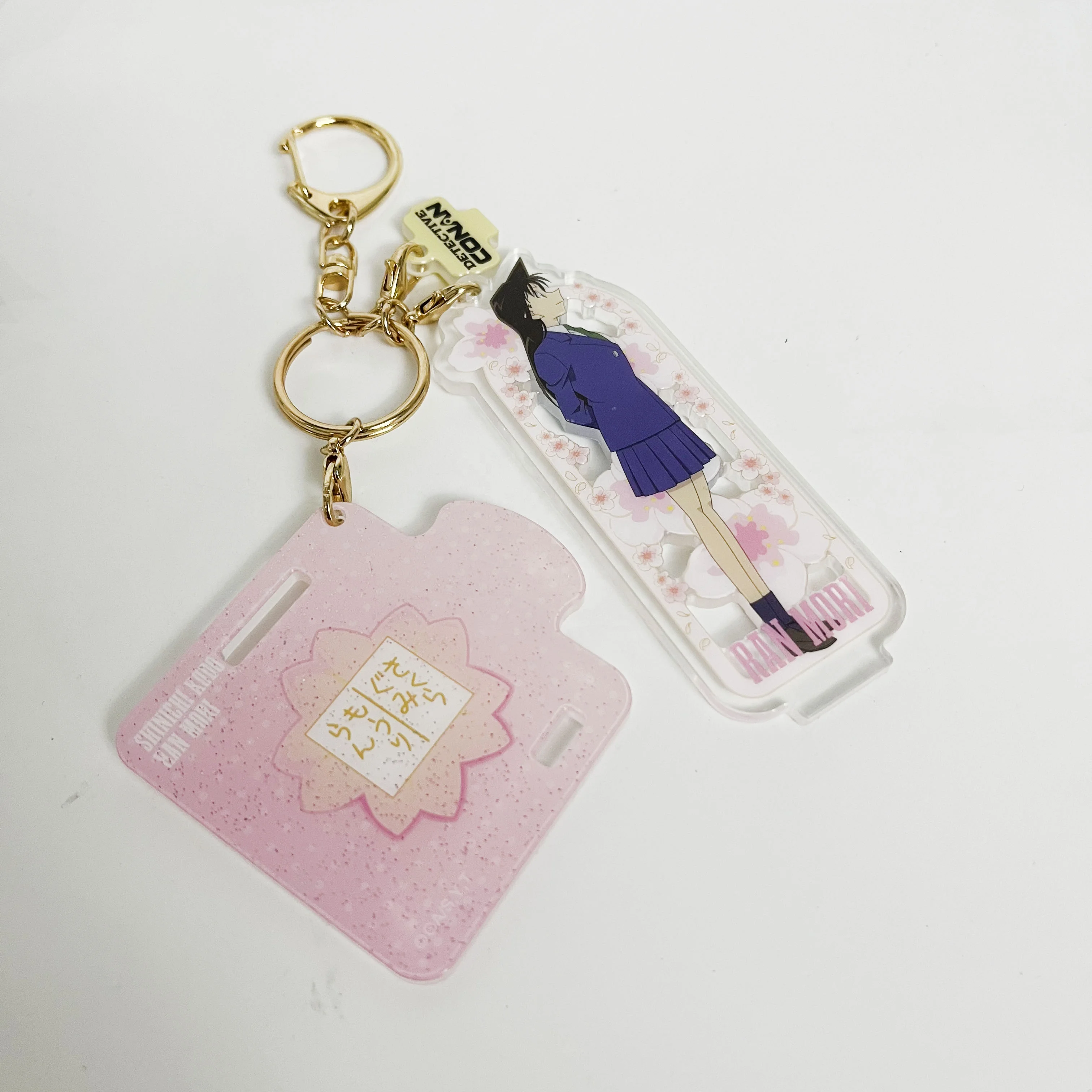 HD UV printing Acrylic Keychain Ring Metal Ring Acrylic Keychain  Cutey Acrylic Pendant