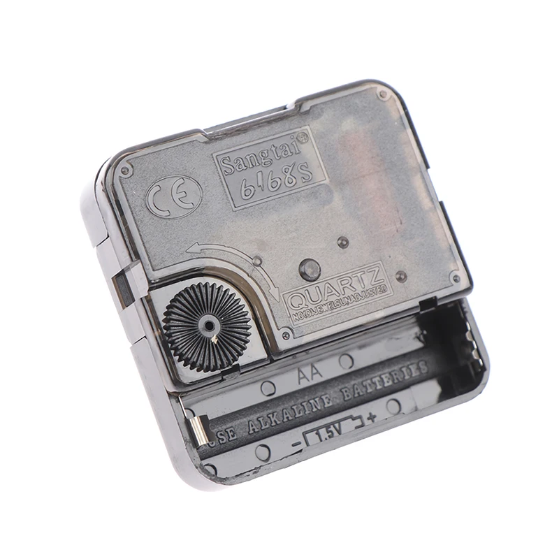 100PCS 1.5V Battery Clock Motor Wall Clock Engine 16mm Quartz Clock Mechanical Movement Repair Kit With Iron Hook