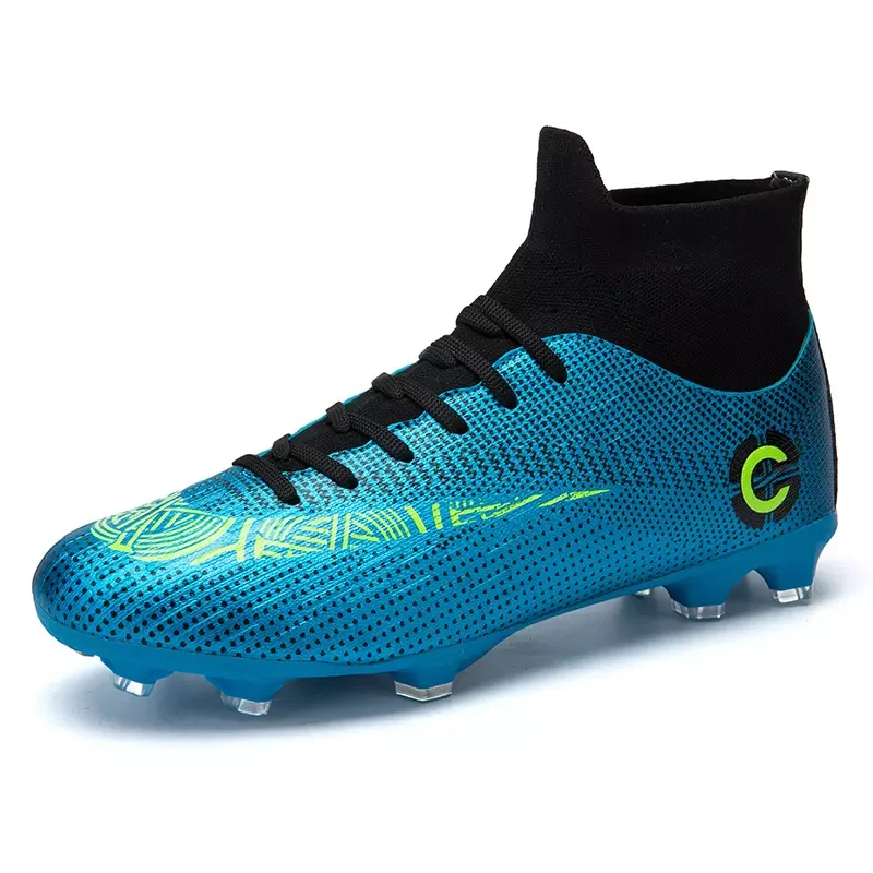 Factory Custom TF Fg American Outdoor Football Cleats Soccer Boots High Ankle Soccer Shoes For Kids Adlts