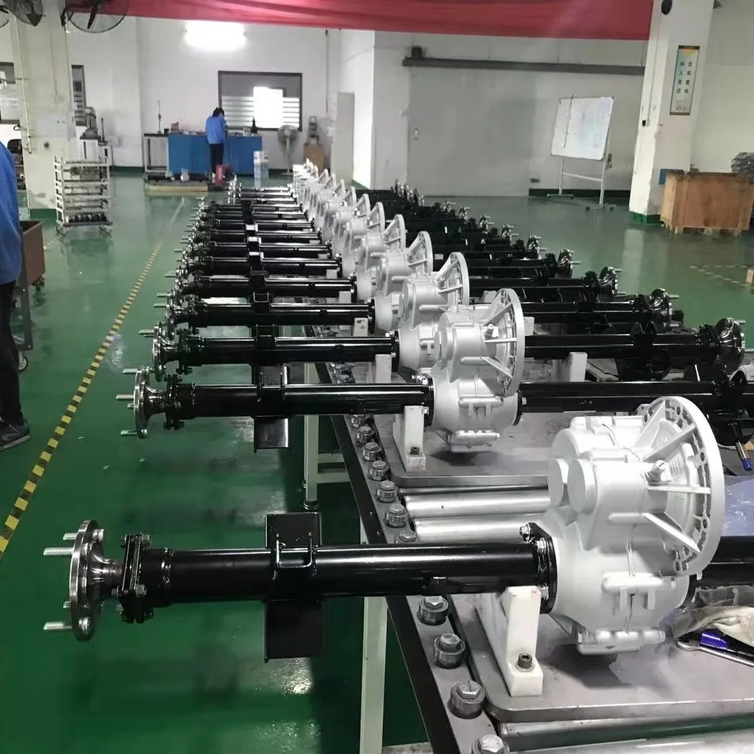 Differential EV transmission with gearbox