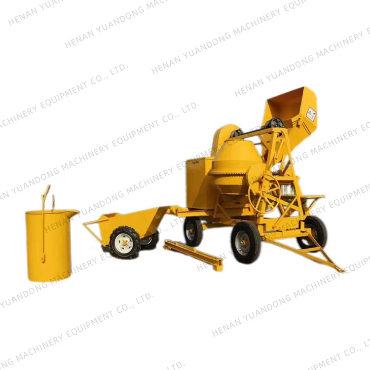 Wholesale Concrete Mixer with Lift 500LT Concrete Mixer With Winch Diesel Concrete Mixer Machines