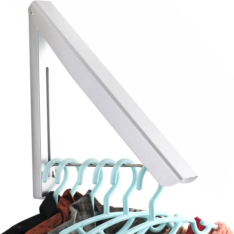 Laundry Hanger Dryer Rack Wall Mounted Hanging Cloth Collapsible Folding Room Drying Outdoor Retractable Cloth Dryings Racks