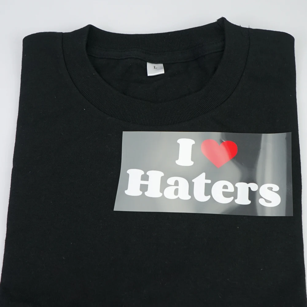 plastisol custom clothing heat transfer garment label vinyl for clothing