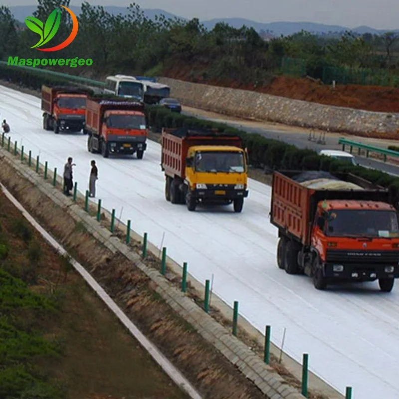 filament 300g m2 ce geotextile fabric for road construction