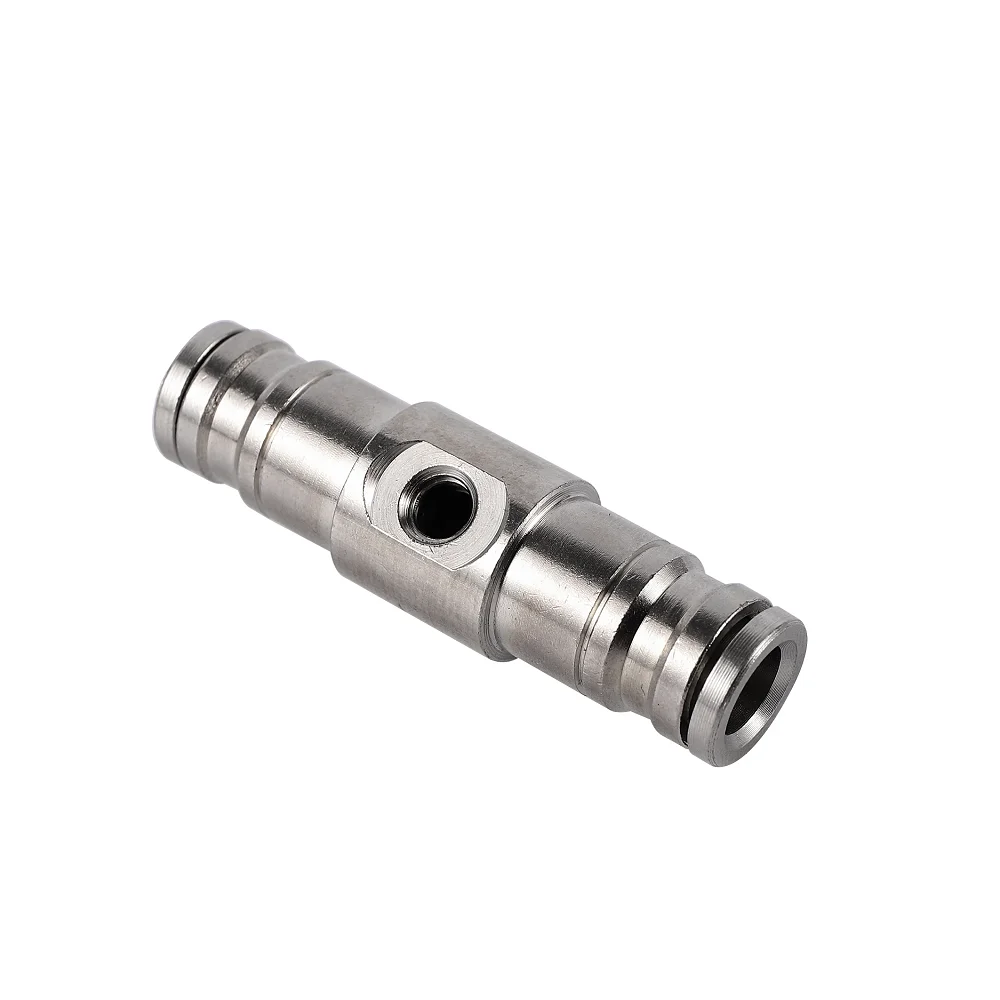 1/4 inch Pneumatic Fittings OD 6.35mm Tube Metal Quick Connect High Pressure Air Hose Connector Push in Fitting