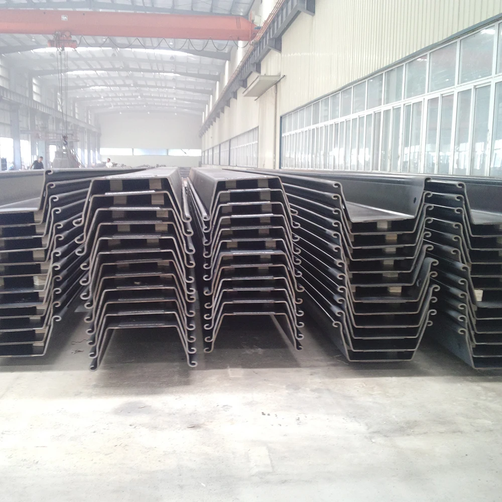 Chinese manufacturers cold rolled u shape steel sheet piling pile for construction