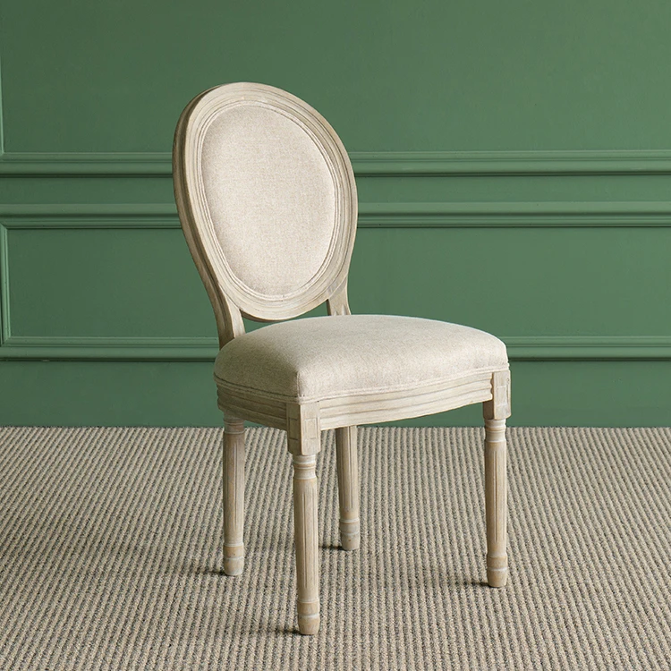 Wholesale Antique Design Restaurant Ghost Solid Wood Furniture Louis Kitchen  Dining Chair