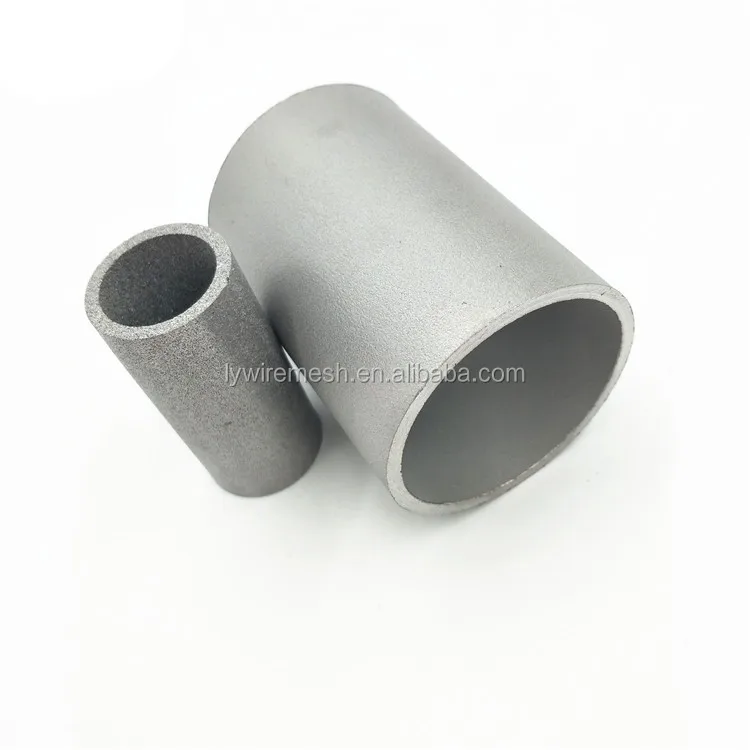 10-50 um micron pore grade stainless steel sintered porous metal SS filter tube
