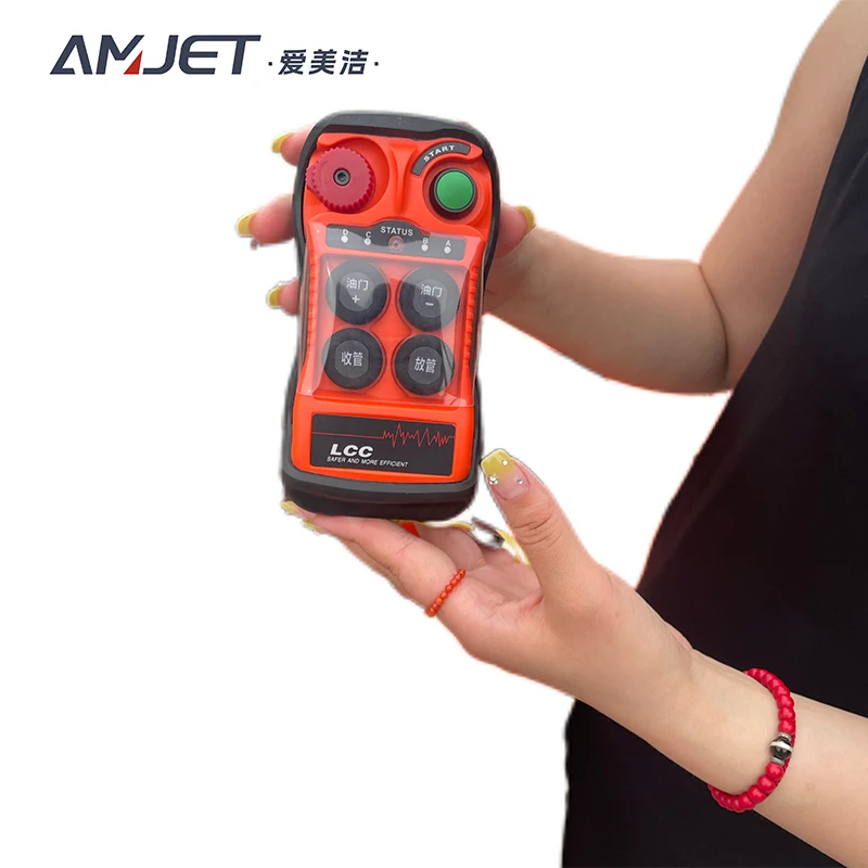 AMJET 37HP-180BAR-65LPM Double-cylinder gasoline engine pipeline dredging high-pressure pipeline