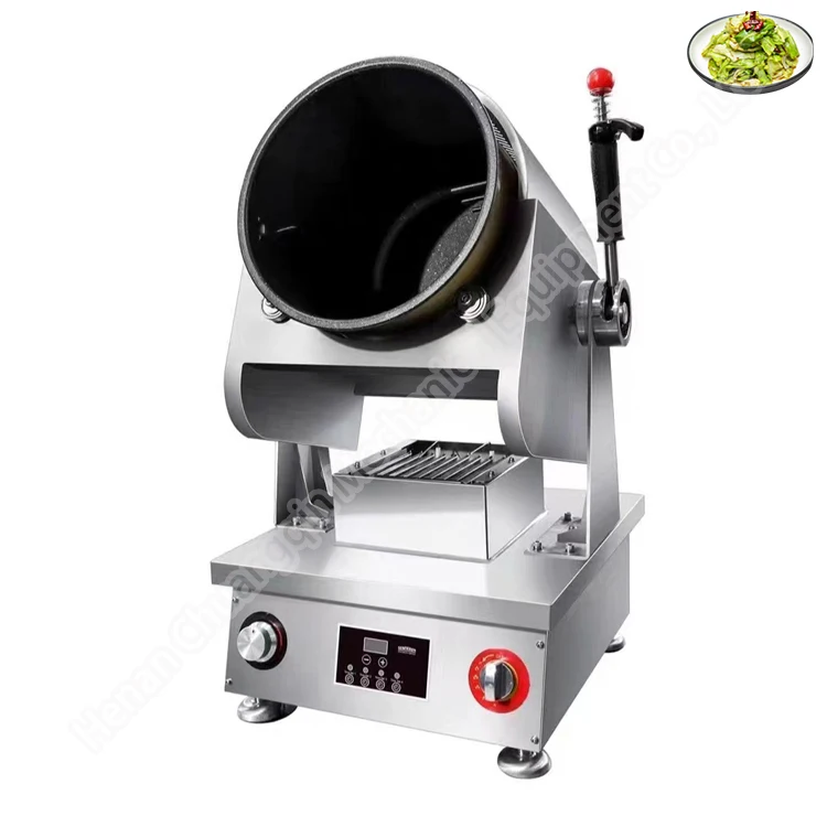Commercial cooking automatic pot 50l stir fry machine