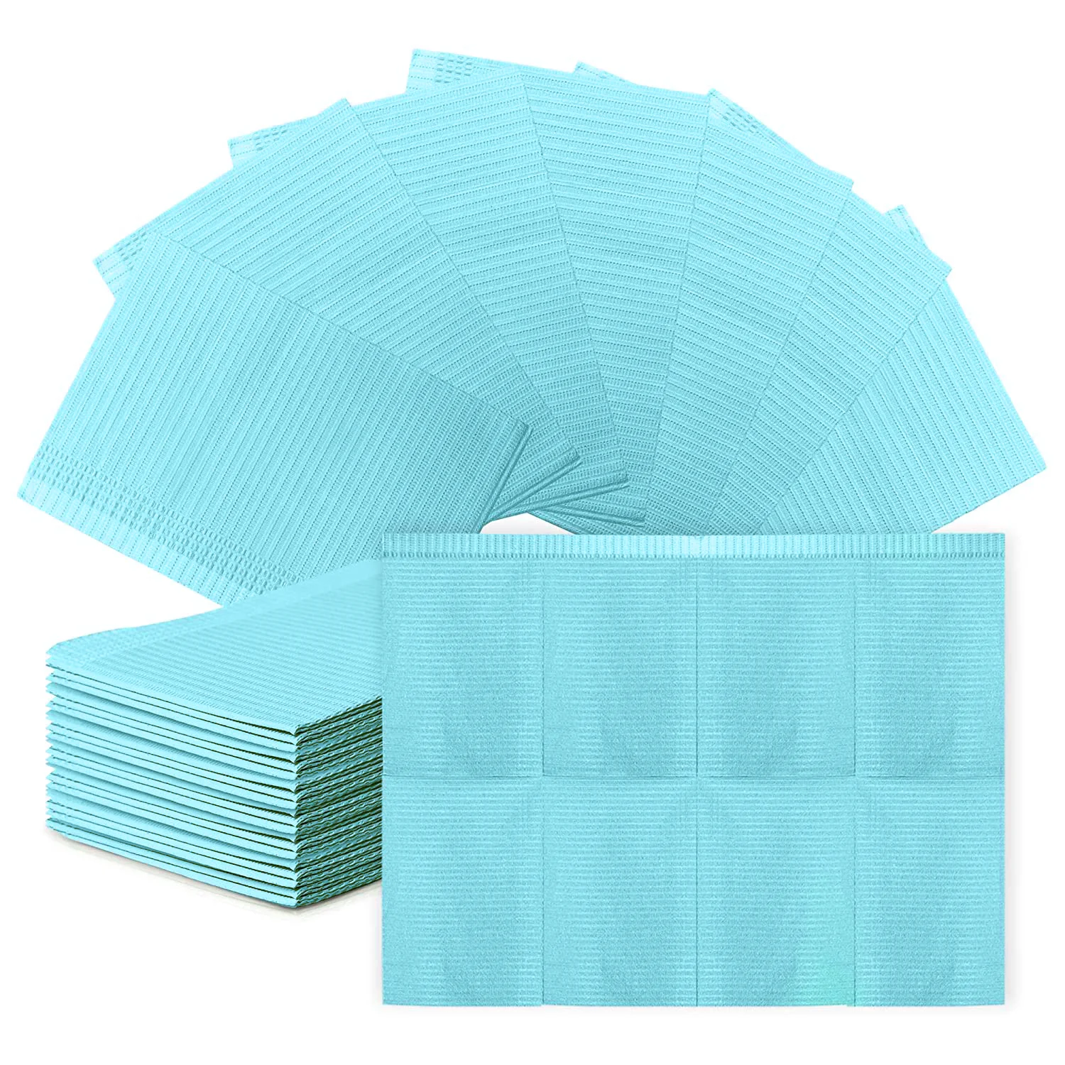 Waterproof Absorbent Tray Pad Cleaning Table Mat Cover Disposable Tattoo Dental Bibs 3ply Black Lap Cloths Sheets