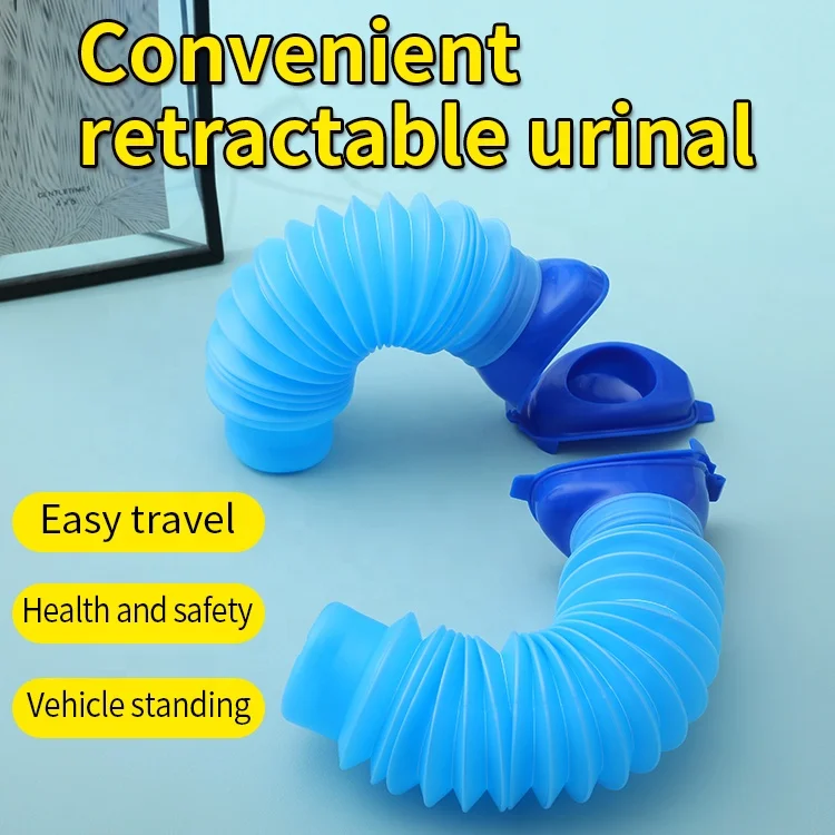 New Male & Female Emergency Portable Urinal Go Out Travel Camping Car Toilet Pee Bottle 750ml Blue Urinals