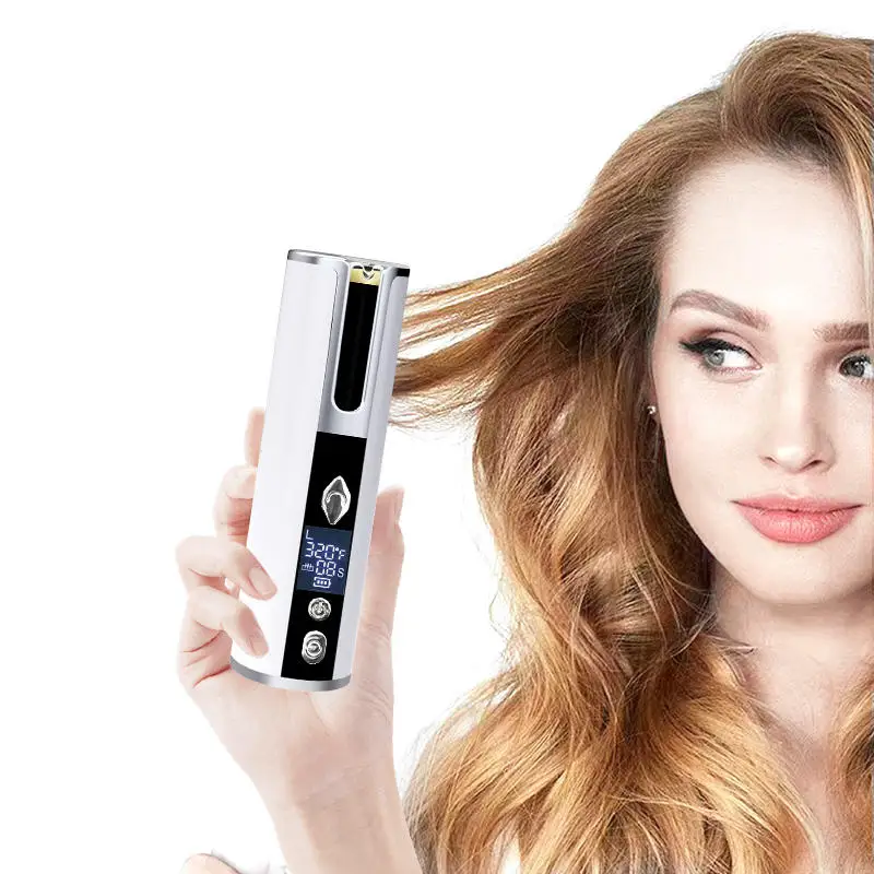 Own-brand charging wireless Portable Preset Automatic automatic curling wireless curling iron Deep wave curling iron