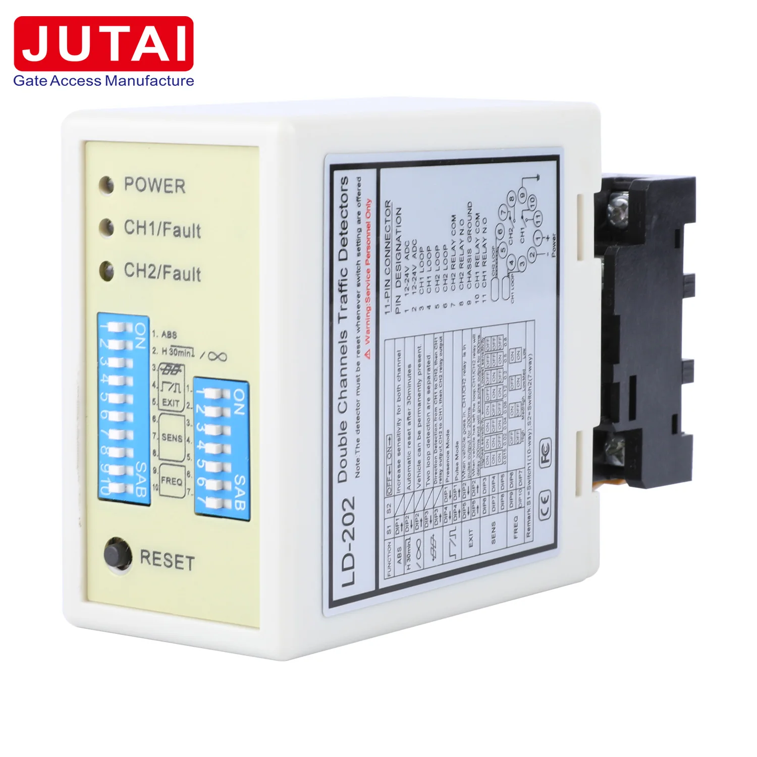 Car Park Sliding Swing Barrier Sensors Gate Opener Single Double Channel Vehicle Access Inductive Vehicle Loop Detector