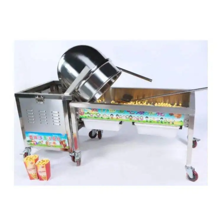 Industrial Gourmet Popcorn Making Machine Commercial Automatic Gas Popcorn Machine