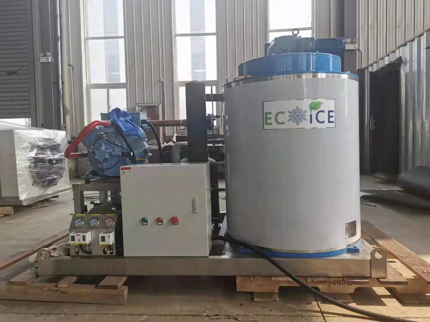 ice factory flake ice machine for meat processing concrete construction projects etc ice plant