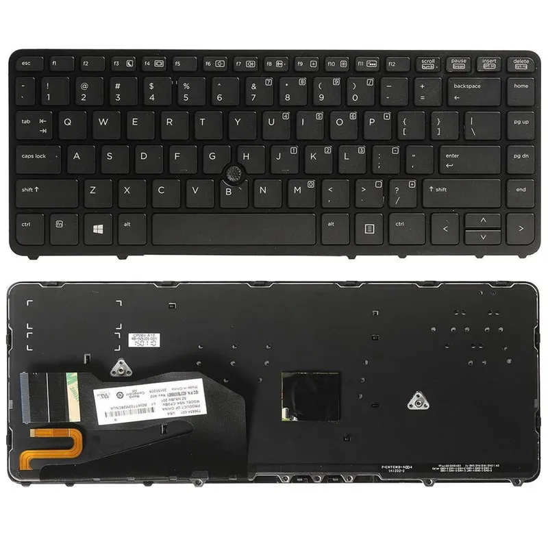 Laptop Keyboard For Hp Elitebook 840 G1 G2 850 G1 G3 G3 With Backlight Replacement Laptop Keyboard