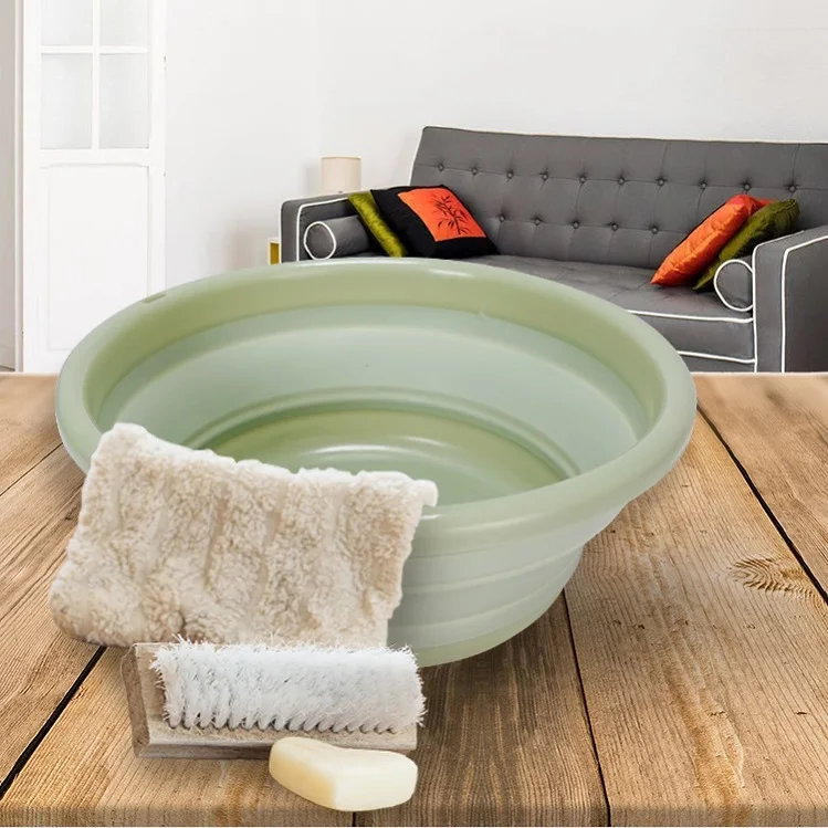 
Plastic Folding Basin Collapsible Washbasin Foldable Sink Kitchen Wash Basin 