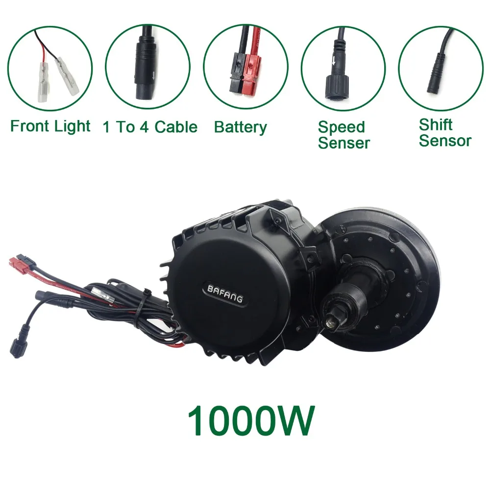 Greenpedel 48V 1000W electric bike mid-drive bafang BBSHD e-bike motor kit
