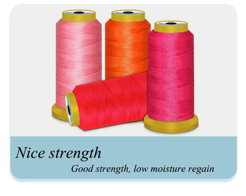 Factory wholesale 2022 spandex waxed embroidery spun high tenacity 100% polyester sewing thread for embroidery