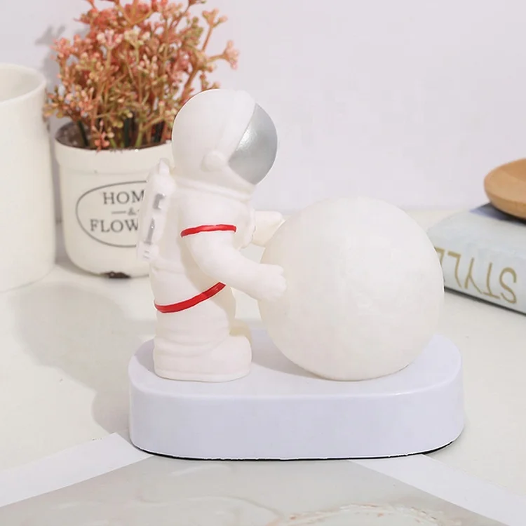 3D Moon Lamp Astronaut LED Table Lamp Bedside Lamp for Home Bedroom Kids Boys Birthday Xmas Gifts