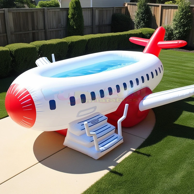 Inflatable swimming pool plane large family adult pool piscinas grand fold fish pond heighten thickened paddling pool