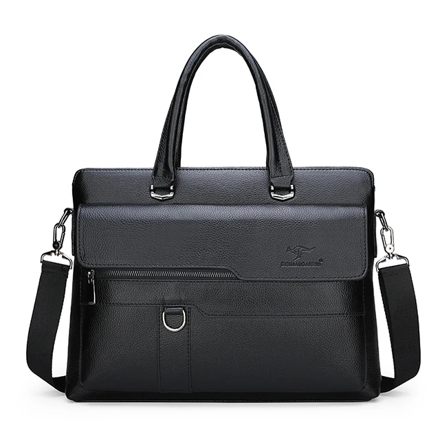 Новый стиль портфель из искусственной кожи с несколькими карманами деловая Повседневная модная сумка-мессенджер сумка для работы Мужская сумка Компьютерная сумка