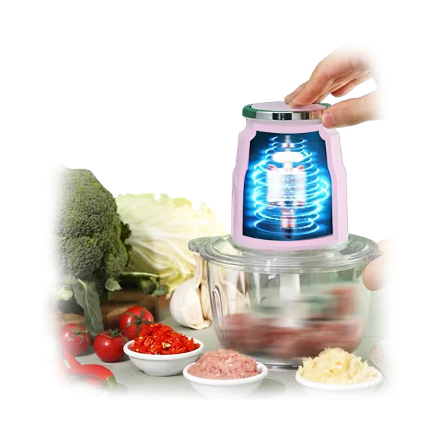 
Easy cleaning Plastic bowl electric mini food chopper,food processor blender vegetable chopper 