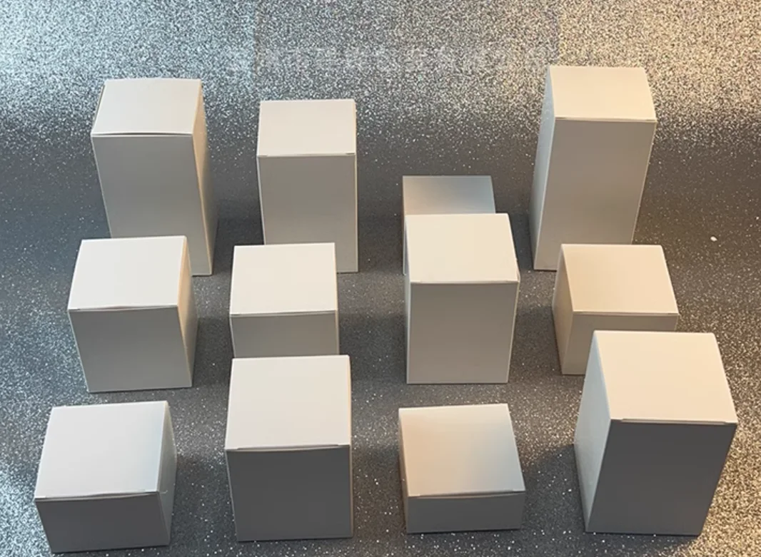 GMI Bulk Essence Skin Care Lotion Paper Box Thickened White Card Cosmetic Packaging with UV Coating Vanishing Printing Handling