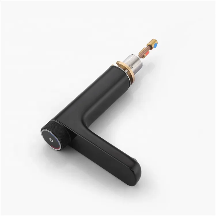 High Quality Water Saving Zinc Body Basin Tap Display Smart Faucet For Bathroom Washbasin Sink With Temperature Sensor