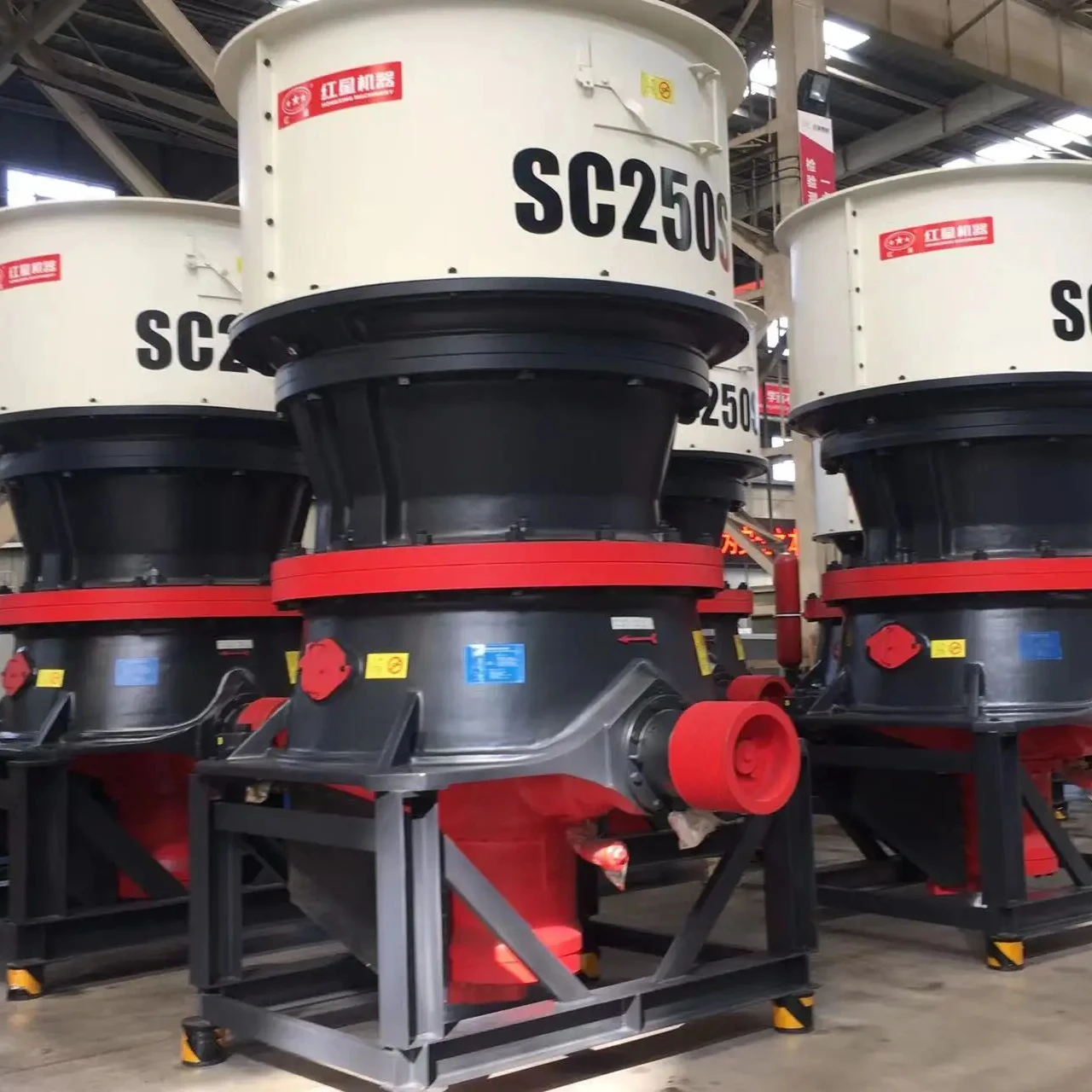 Alibaba Hot Sales in 2024 Single Cylinder Cone Crusher 200-400tph Secondary CS440 SC250S Factory Supply
