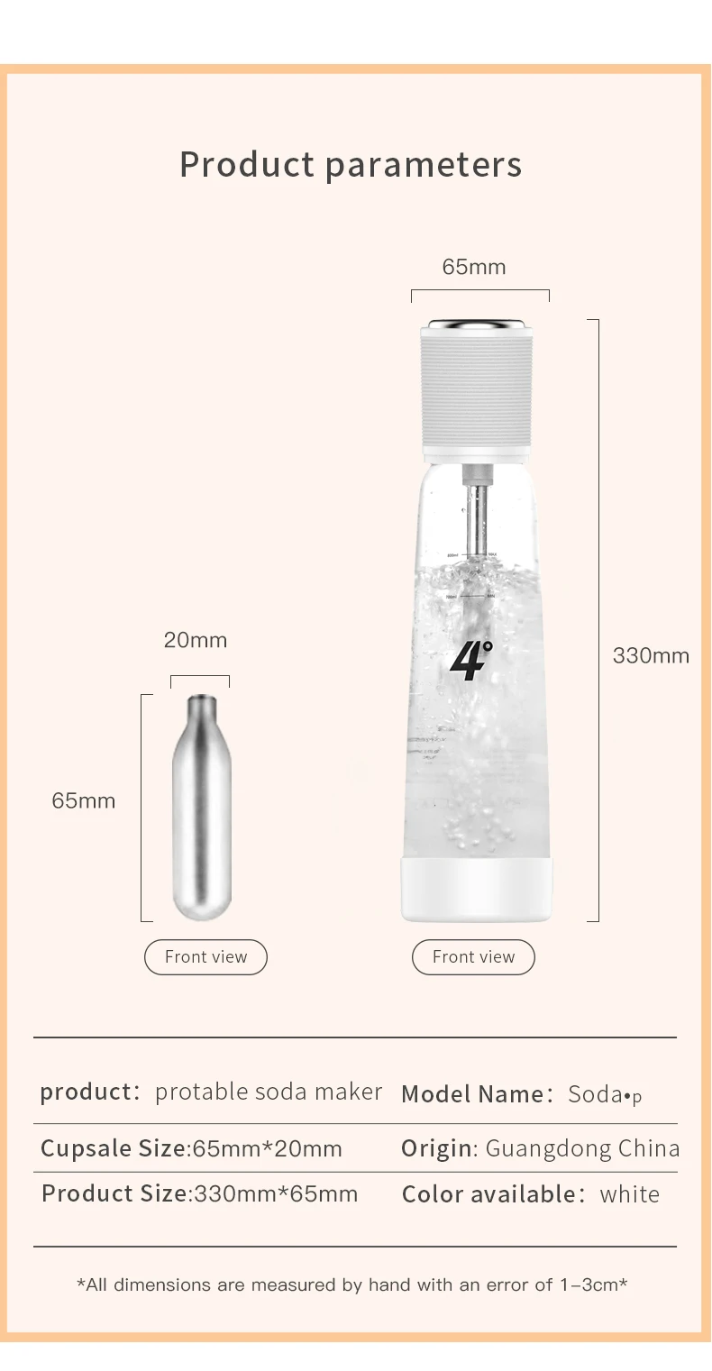 Home Soda Stream Portable drinkmate carbonated soda sparkling water maker machine soda stream sodarizer sodamaker