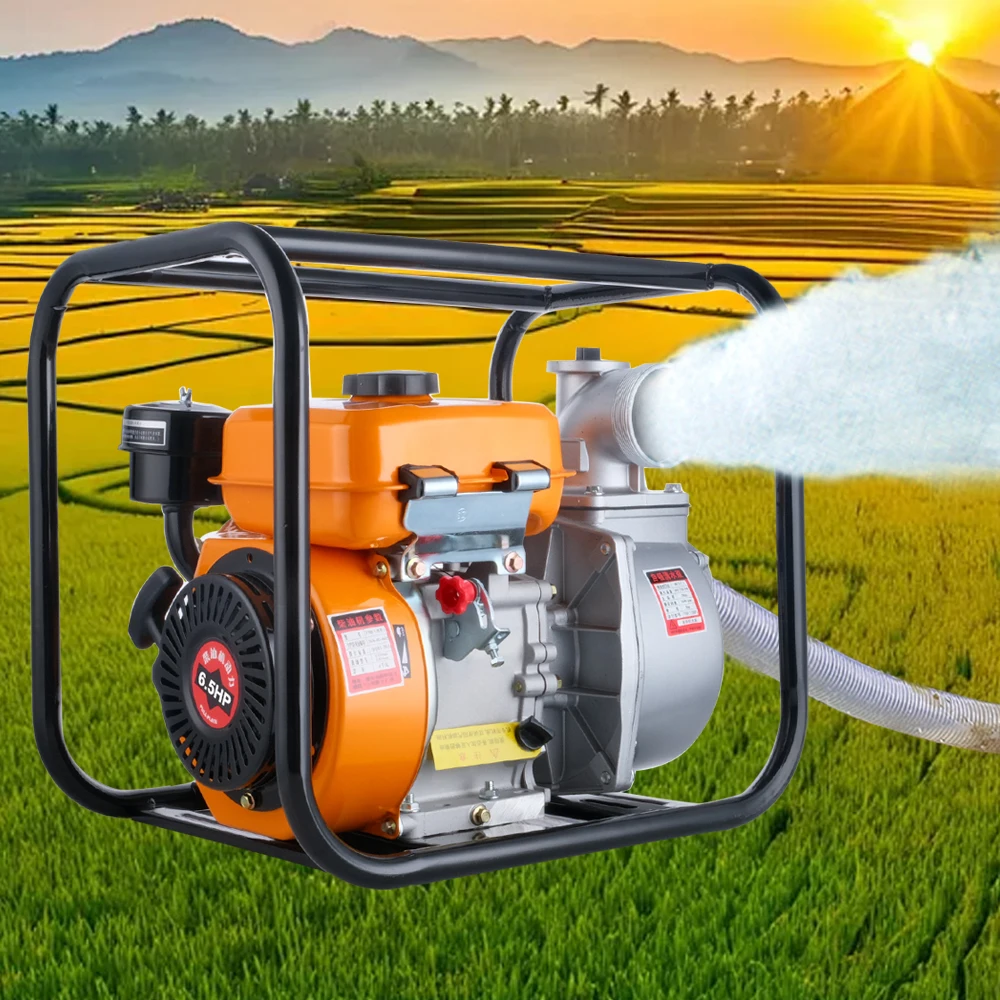 3-дюймовый дизельный водяной насос 6.5HP для сельскохозяйственных ирригационных дизельных топливных насосов