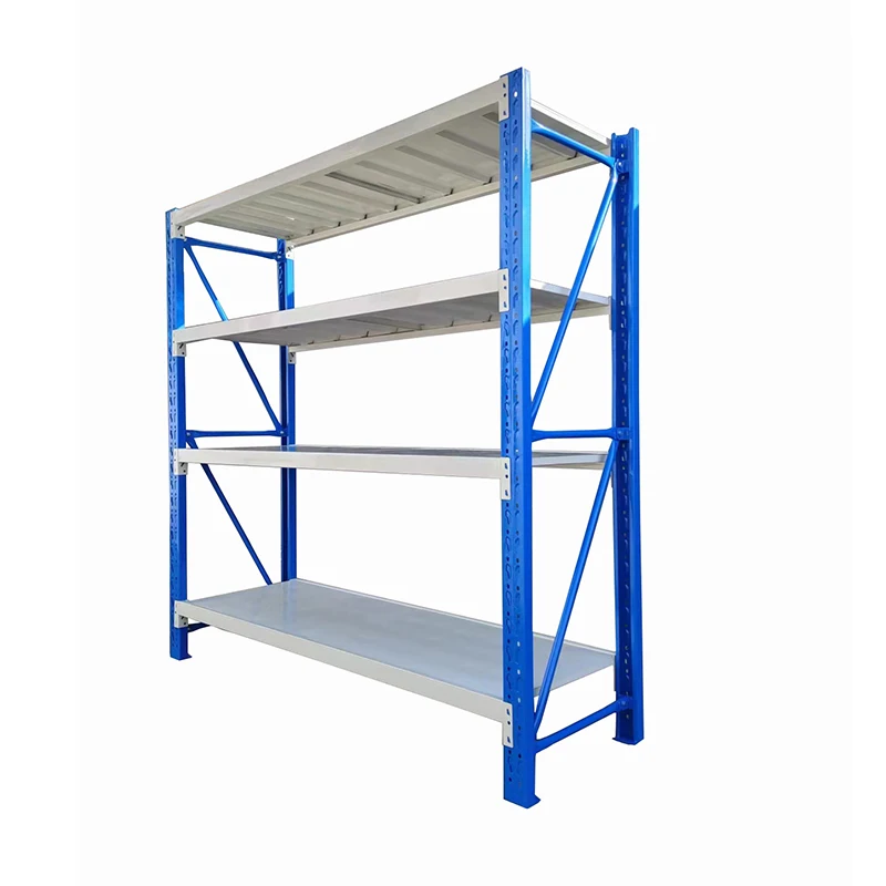 cheap price have screw 4 layer shelf selective warehouse rack with light duty solutions
